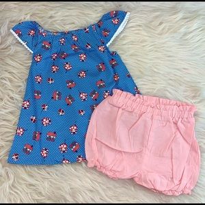 Girls boutique outfit set